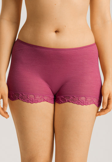 70909 Woolen Lace Boyleg - 2414 Rose Wine